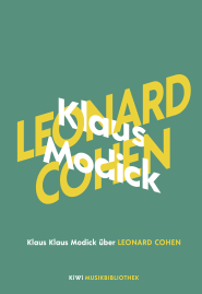 Buchcover von Klaus Modick über Leonard Cohen von Klaus Modick