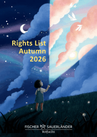 Cover Rights List Fischer Sauerländer Autumn 2026, based on the cover illustration by Mareike Ammersken for the book "Wohin geht die Zeit" by Sabine Engel
