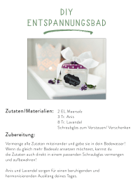 Anleitung DIY Entspannungsbad
