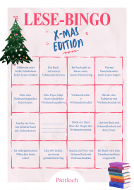 Gestaltetes Blatt zu einem romantischen Lese-Bingo 
