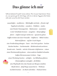 Beispielabbildung für den Download mit der Überschrift "Das gönne ich mir" als Inspiration für frischgebackene Mamas