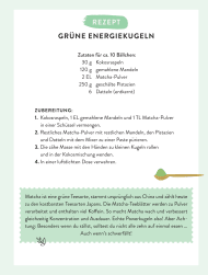 Rezept für Grüne Energiekugeln als Inspiration für frischgebackene Mamas