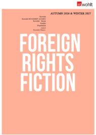 Cover zum Foreign Rights Fiction Katalog Automn/Winter 2026/2027