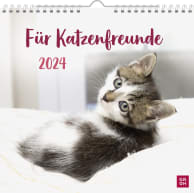 Wandkalender 2024: Für Katzenfreunde
