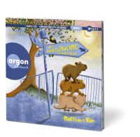 Drei Wasserschweine brennen durch Zusatzmaterial