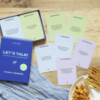 Zusatzmaterial PA 4251693906629 innen 032 von Let's Talk! Das Fragespiel, das euch ins Gespräch bringt: Eltern und Teenager von Elma van Vliet