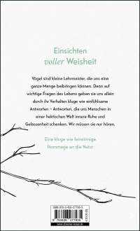 Zusatzmaterial 9783426277935 U4 von Kleine Philosophie der Vögel: 22 federleichte Lektionen für uns Menschen von Philippe J. Dubois, Élise Rousseau