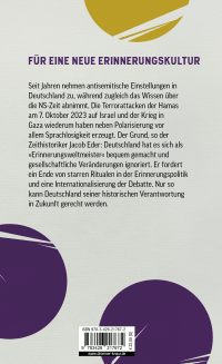Zusatzmaterial 9783426217672 U4 von Jenseits der Staatsräson: Erinnerung, Antisemitismus und der Nahostkonflikt in Deutschland von Prof. Dr. Jacob Eder