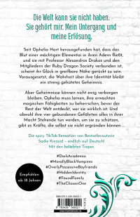 Zusatzmaterial 9783426569221 U4 von Promised in Blood: Mein Blut entfacht dein Feuer von Sadie Kincaid
