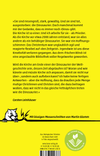 Zusatzmaterial 9783963402388 U4 von Dinosaurs Also Thought They Had More Time: Kirche muss sich endlich ändern von Carsten Leinhäuser