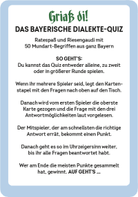 Zusatzmaterial PA 4036442009833 innen 001 von Griaß di! Das bayerische Dialekte-Quiz von Susanne Lieb