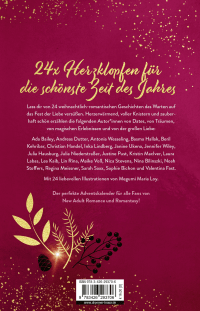 Zusatzmaterial 9783426293706 U4 von Christmas Dreams and Winter Kisses: 24 romantische Storys für eine zauberhafte Weihnachtszeit von Antonia Wesseling, Andreas Dutter, Basma Hallak, Beril Kehribar, Christian Handel, Inka Lindberg, Janine Ukena, Jennifer Wiley, Julia Hausburg, Julia Niederstraßer, Justine Pust, Kristin MacIver, Laura Labas, Lea Kaib, Lin Rina, Maike Voß, Nica Stevens, Nina Bilinszki, Noah Stoffers, Regina Meissner, Sarah Saxx, Malou Bichon, Valentina Fast, Ada Bailey, Megumi Maria Loy