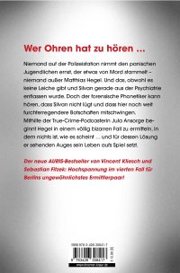 Zusatzmaterial 9783426308417 U4 von Der Klang des Bösen: Auris. Nach einer Idee von Sebastian Fitzek von Vincent Kliesch