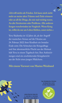 Zusatzmaterial 9783426286227 U4 von Ihr wisst nicht, was Krieg ist: Tagebuch eines jungen Mädchens aus der Ukraine von Yeva Skalietska