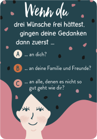 Was wäre wenn ...?! 99 Fragen zum Nachdenken, Schmunzeln und Bequasseln Zusatzmaterial