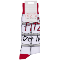 Sebastian Fitzek-Socken "Der Insasse" Größe 41-46 Zusatzmaterial