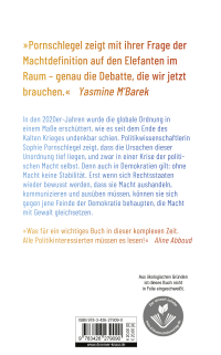 Zusatzmaterial 9783426279090 U4 von Am Ende der gewohnten Ordnung: Warum wir Macht neu denken müssen von Sophie Pornschlegel