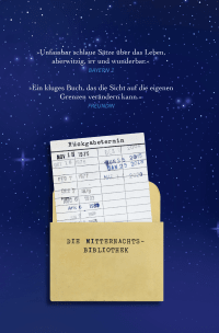 Zusatzmaterial U2 978 3 426 30825 7 von Die Mitternachtsbibliothek: Schmuckausgabe. Roman  von Matt Haig