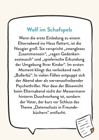 Zusatzmaterial PA 978 3 629 01531 0 innen 011 von Survival Guide für den Elternabend: Kein Witz von Sebastian Fitzek, Jörn "Stolli" Stollmann