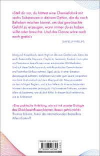 Zusatzmaterial 9783426447345 U4 von High on Life: Du bestimmst, wie du dich fühlst: Mit körpereigenem Dopamin, Serotonin, Oxytocin und Co zum Erfolgsglück auf Knopfdruck von David JP Phillips