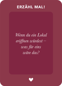 Erzähl mal! After Dinner Zusatzmaterial