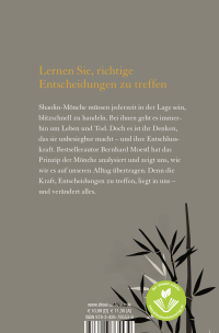 Zusatzmaterial 9783426785539 U4 von Das Shaolin-Prinzip: Die Kraft in dir verändert alles. Mit der Klarheit des Denkens richtige Entscheidungen treffen und umsetzen von Bernhard Moestl