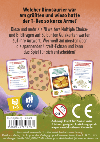 Zusatzmaterial 4260308346767 U4 von Das Quiz für kleine Forscher – Dinosaurier von Klara Wiesel, Katharina Staar