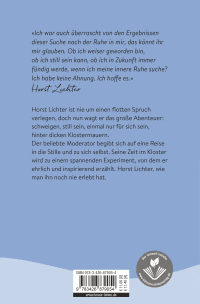 Zusatzmaterial 9783426879054 U4 von Ich bin dann mal still: Meine Suche nach der Ruhe in mir von Horst Lichter