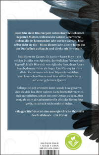 Zusatzmaterial 9783426528983 U4 von Wen der Rabe ruft von Maggie Stiefvater