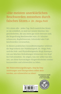 Zusatzmaterial 9783426659267 U4 von Naturally Sitting!: Beschwerden durch falsches Sitzen mit der Pohltherapie auflösen von Helga Pohl, Birgit Kaemper