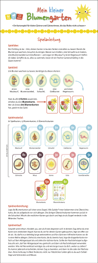 Zusatzmaterial PA 4260308346057 innen 015 von Mein kleiner Blumengarten: Ein Kartenspiel für die ganze Familie von Anika Gehrmann