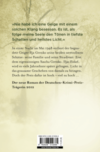 Zusatzmaterial 9783426510384 U4 von Der Geiger: Roman von Mechtild Borrmann