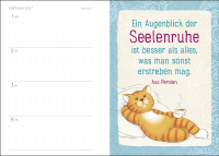 Zusatzmaterial PA 4036442014400 innen 011 von Buchkalender 2027: Om-Katze: Bloß kein Stress! von Lisa Manneh