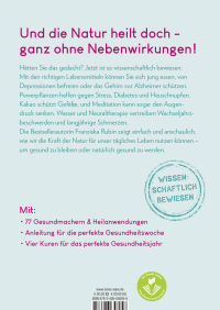 Zusatzmaterial 9783426658956 U4 von Cure With Nature: Die wirksamsten Heilmittel – wissenschaftlich belegt von Dr. med. Franziska Rubin