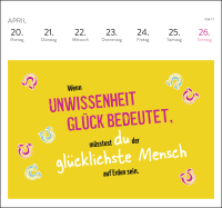 Postkartenkalender 2026: Kommst du auf mein Niveau oder soll ich runterkommen? Zusatzmaterial