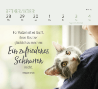Mini-Wochenkalender 2026: Für Katzenfreunde Zusatzmaterial