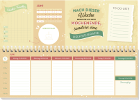 Tischkalender 2026 quer: Nutze den Tag! Es sei denn, er ist blöd, dann nutze den nächsten Zusatzmaterial