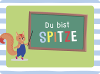 Schulkind! Lob-Kärtchen für die Pausenbox Zusatzmaterial