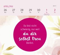 Mini-Wochenkalender 2027: Die tollsten Frauen sind nicht perfekt, sie sind echt Zusatzmaterial