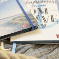 Notizbuch Strand Wind Meer Zusatzmaterial