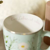 Zusatzmaterial PA 4036442015070 innen 032 von Blütenträume Kaffeebecher "Das Leben ist schön", 350 ml