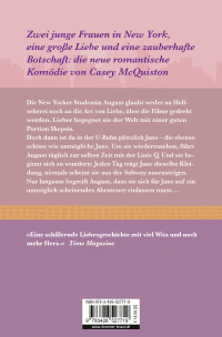 Zusatzmaterial 9783426527719 U4 von One Last Stop: Der letzte Halt ist erst der Anfang von Casey McQuiston