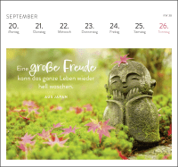 Postkartenkalender 2027: Harmonie und Lebensglück Zusatzmaterial