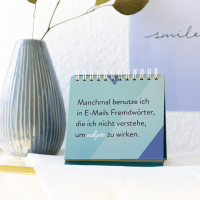 Da will man in Ruhe arbeiten und dann plötzlich das: keine Lust. Zusatzmaterial