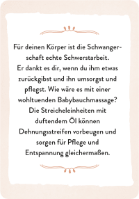 Zusatzmaterial PA 4036442010051 innen 014 von Fröhlich schwanger: Übungen und Tipps für werdende Mamas. 50 Affirmationskarten, die motivieren und Kraft schenken