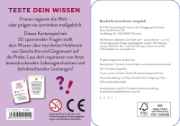 Zusatzmaterial 4036442014240 U4 von Das Frauen-Quiz: 50 Fragen über Frauen, die die Welt veränderten von Franziska Sorgenfrei, Franziska Viviane Zobel