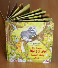 Der kleine Waschbär traut sich was – ein Bilderbuch für Kinder ab 2 Jahren Zusatzmaterial