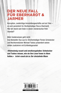 Zusatzmaterial 9783426528457 U4 von Die letzte Lügnerin: Justiz-Krimi von Florian Schwiecker, Prof. Dr. Michael Tsokos