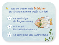 Der Wunschfisch. Rätselspaß zur Erstkommunion Metallbox Zusatzmaterial