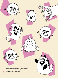 Erstes Rechnen mit den Zahlenmonstern Zusatzmaterial